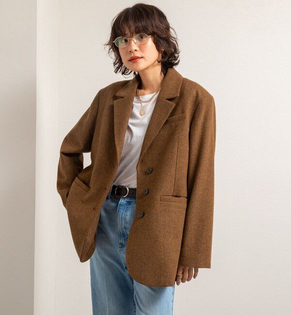 MAQWEL「【MAQWEL/マクウェル】オーバージャケット」|テーラードジャケット|