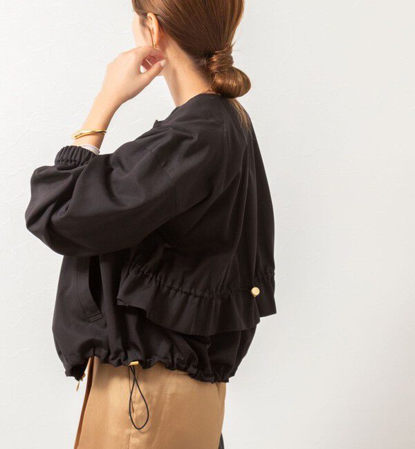 NOLLEY'S「ウォッシャブルジップアップブルゾン」|ブルゾン・スタジャン|