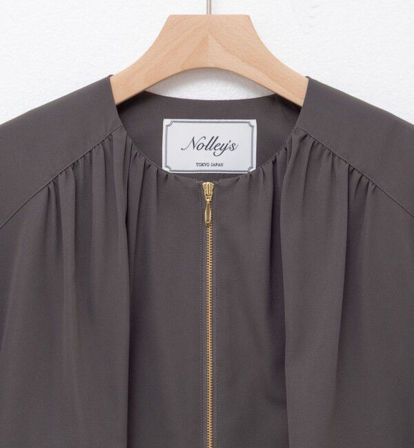 NOLLEY'S「ウォッシャブルジップアップブルゾン」|ブルゾン・スタジャン|