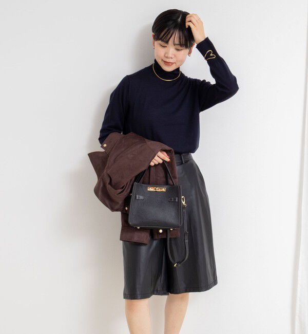 NOLLEY'S sophi「《手洗い可能》18Gウール100%ハイネックプルオーバー」|ニット・セーター|