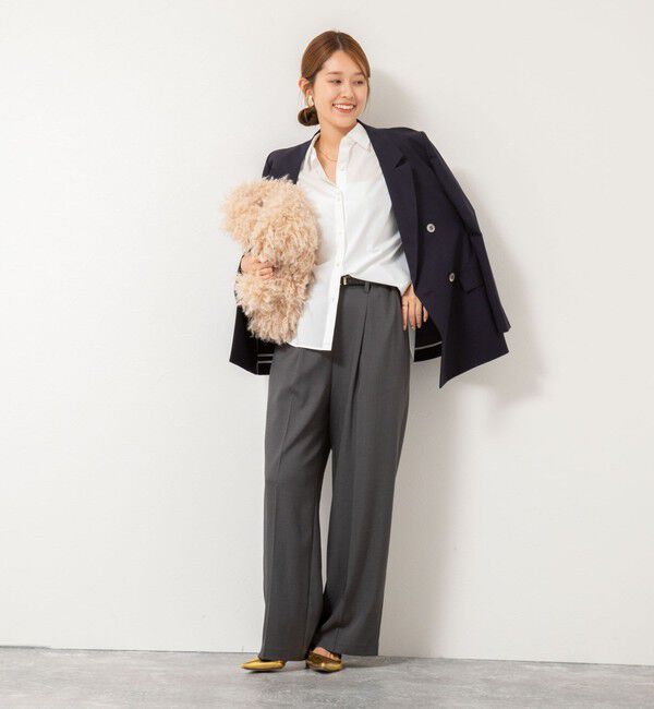 NOLLEY'S「【一部WEB限定色アイテム】ウォッシャブルウエストゴムセミワイドパンツ」|その他|