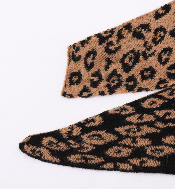 NOLLEY'S「トライアングルレオパード柄ストール」|ストール|
