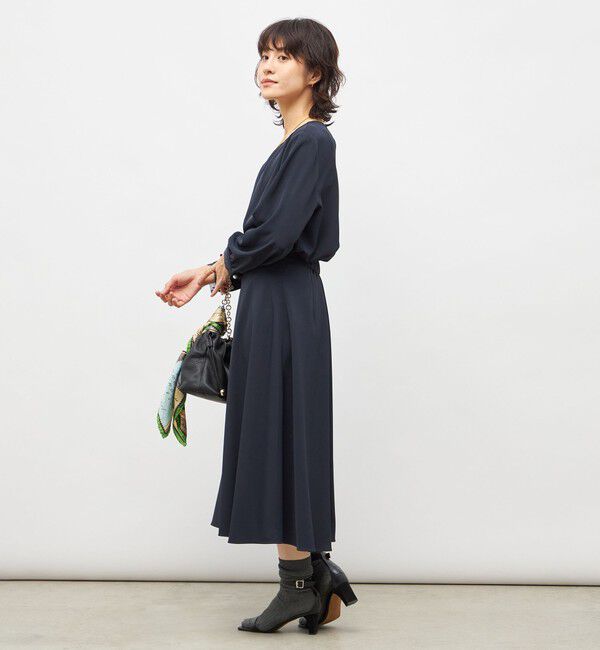 NOLLEY'S「ウォッシャブル2WAYストレッチフレアスカート」|フレア|