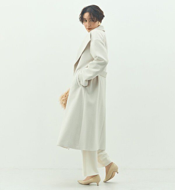 NOLLEY'S sophi「【一部WEB限定色】アンゴラビーバーベルテッドロングコート」|その他|