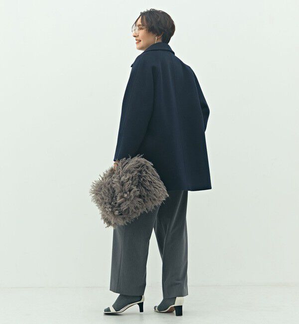 NOLLEY'S sophi「ステンカラー2WAYハーフコート」|ステンカラーコート|