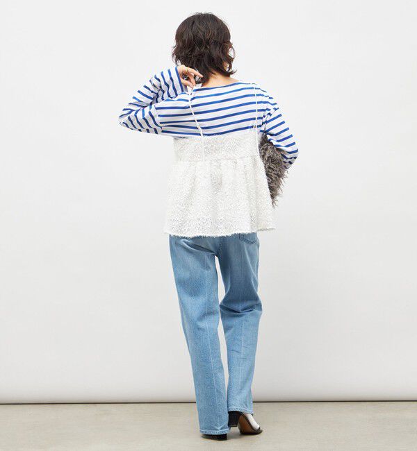 NOLLEY'S sophi「《セットアップ対応》ウォッシャブルフェザーチュールキャミブラウス」|キャミソール|