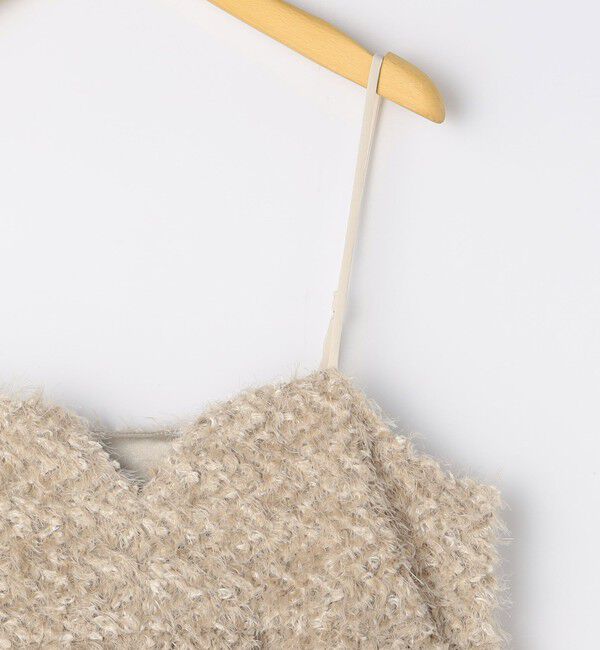 NOLLEY'S sophi「《セットアップ対応》ウォッシャブルフェザーチュールキャミブラウス」|キャミソール|