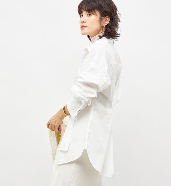NOLLEY'S sophi「ウォッシャブルマルチWAYビッグシャツ」|シャツ・ブラウス|