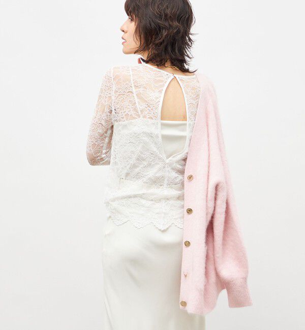 NOLLEY'S sophi「ウォッシャブルラッセルレースＴブラウス」|シャツ・ブラウス|