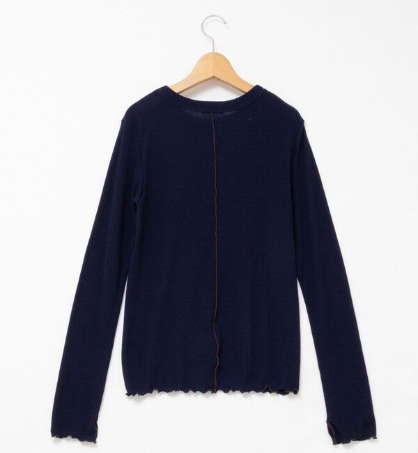 NOLLEY'S「MY STANDARD ウォッシャブルリブクルーネックロンT」|Tシャツ・カットソー|