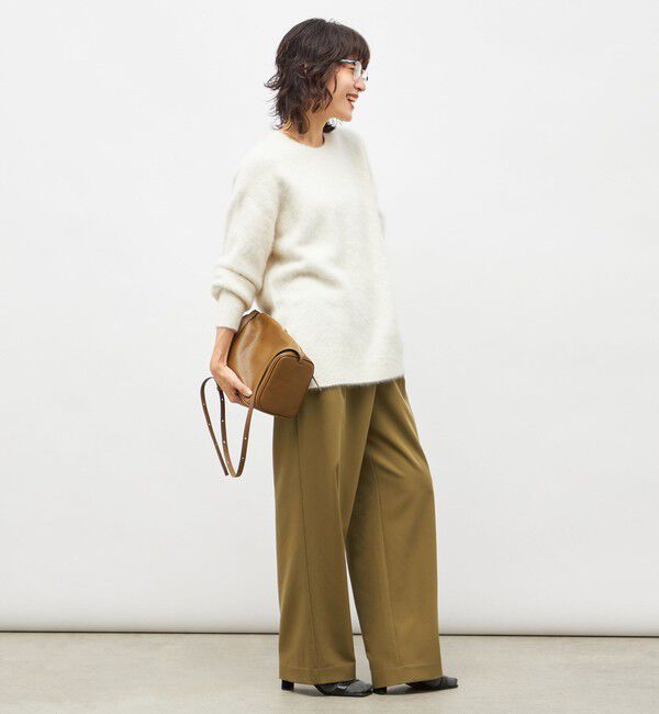 NOLLEY'S sophi「カシミヤ混ヘアリークルーネックプルオーバー」|ニット・セーター|