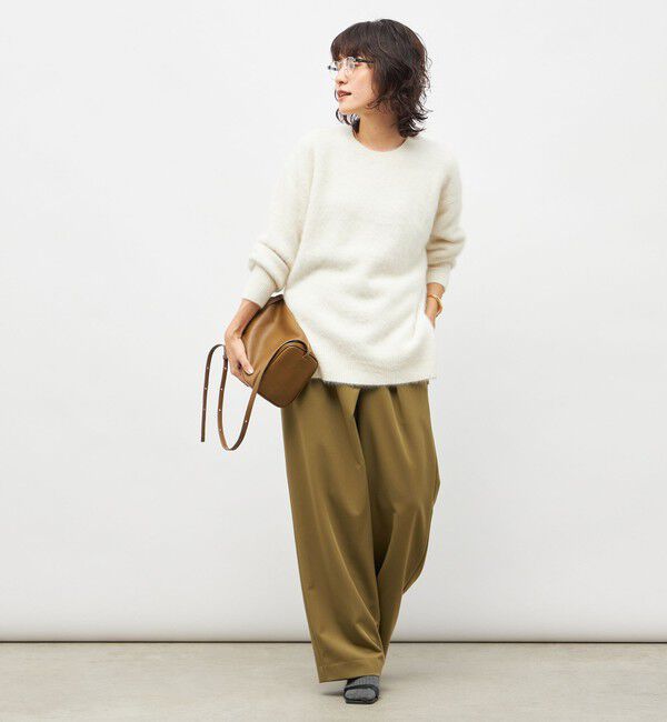 NOLLEY'S sophi「カシミヤ混ヘアリークルーネックプルオーバー」|ニット・セーター|