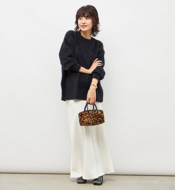 NOLLEY'S sophi「カシミヤ混ヘアリークルーネックプルオーバー」|ニット・セーター|