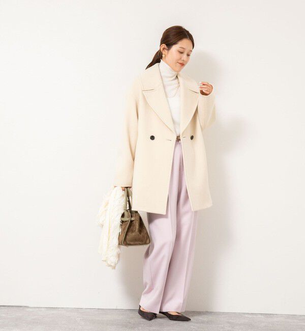 NOLLEY'S「【一部WEB限定アイテム】SP140リバーコート起毛メルトン仕上げ」|その他|