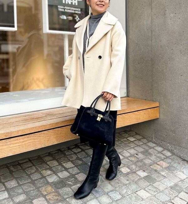 NOLLEY'S「【一部WEB限定アイテム】SP140リバーコート起毛メルトン仕上げ」|その他|