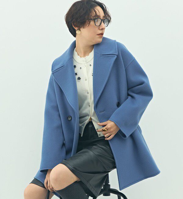 NOLLEY'S「【一部WEB限定アイテム】SP140リバーコート起毛メルトン仕上げ」|その他|