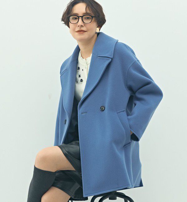 NOLLEY'S「【一部WEB限定アイテム】SP140リバーコート起毛メルトン仕上げ」|その他|