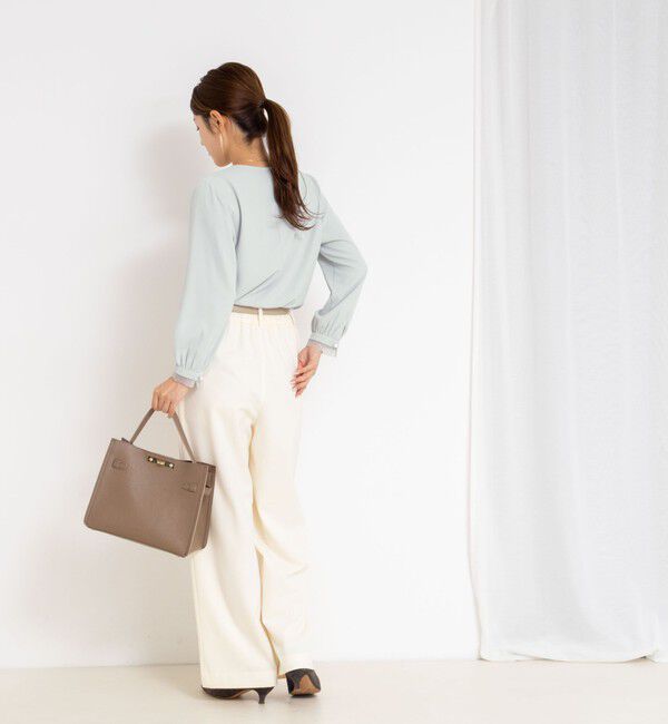 NOLLEY'S「ウォッシャブル裏起毛イージーワイドパンツ」|その他|