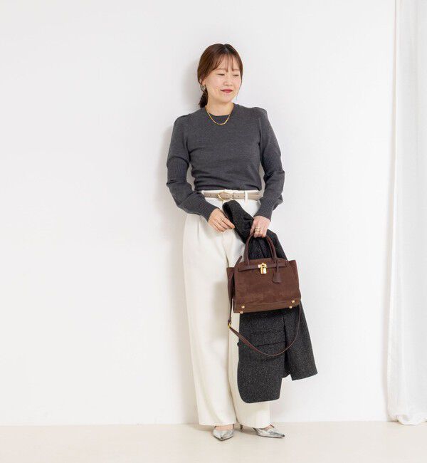 NOLLEY'S sophi「【MARILYN MOON/マリリーンムーン】14G wool modern sleeve top」|ニット・セーター|