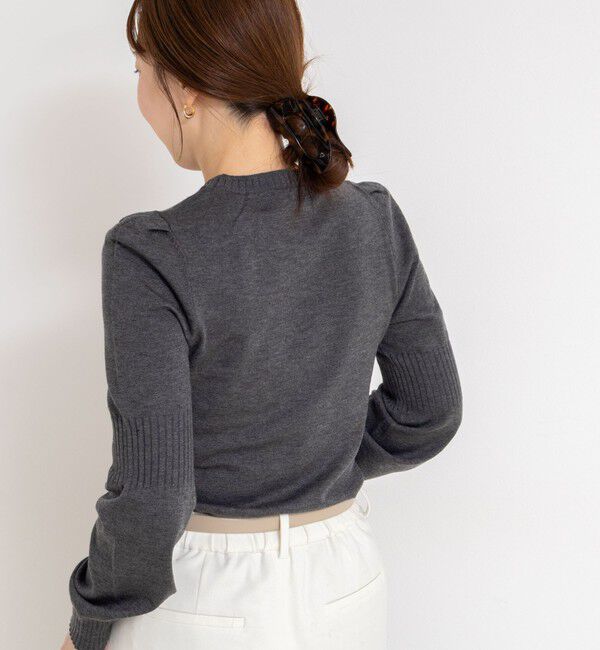 NOLLEY'S sophi「【MARILYN MOON/マリリーンムーン】14G wool modern sleeve top」|ニット・セーター|