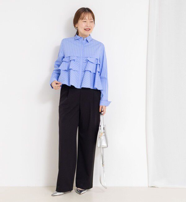 NOLLEY'S「【MARILYN MOON/マリリーンムーン】layered raffle blouse」|シャツ・ブラウス|