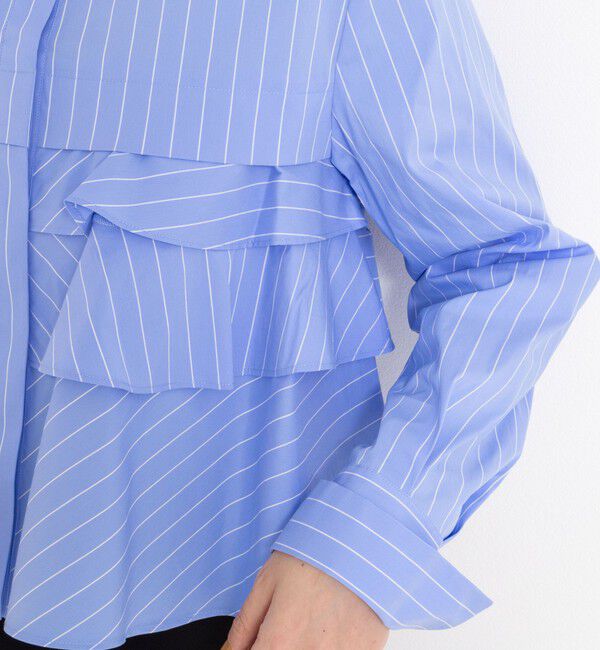 NOLLEY'S「【MARILYN MOON/マリリーンムーン】layered raffle blouse」|シャツ・ブラウス|