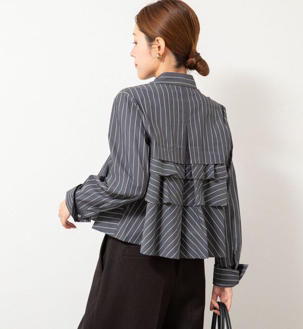 NOLLEY'S「【MARILYN MOON/マリリーンムーン】layered raffle blouse」|シャツ・ブラウス|