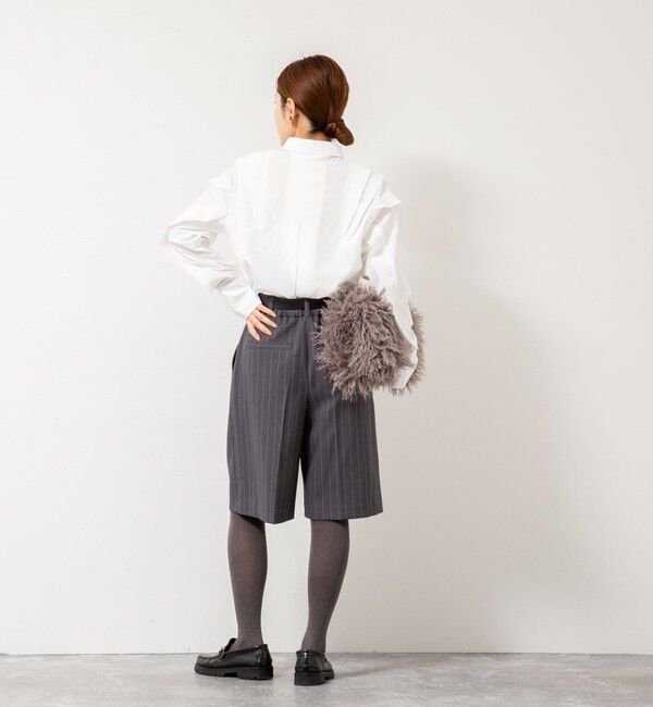 NOLLEY'S「ウォッシャブルフラノ風ハーフパンツ」|その他|