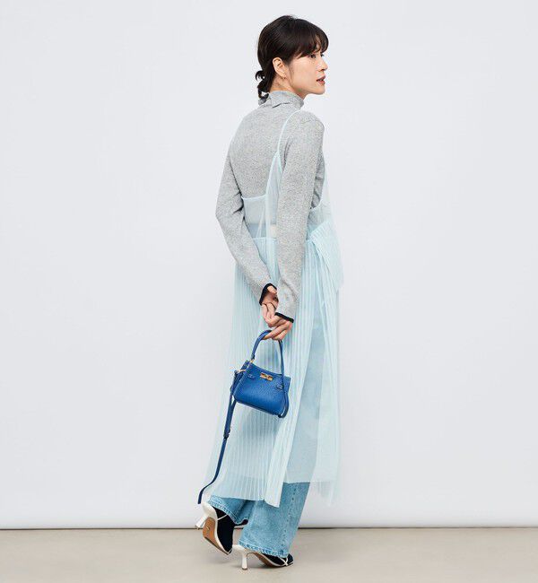 Rie Miller「ウォッシャブルチュールキャミワンピース」|ワンピース|