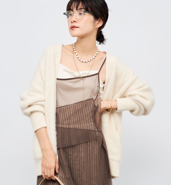 Rie Miller「ウォッシャブルチュールキャミワンピース」|ワンピース|