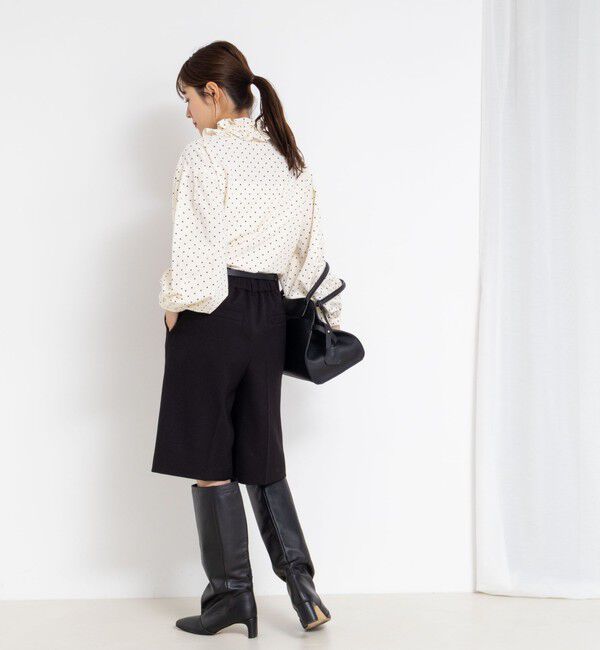 NOLLEY'S「ウォッシャブル襟フリルブラウス」|シャツ・ブラウス|