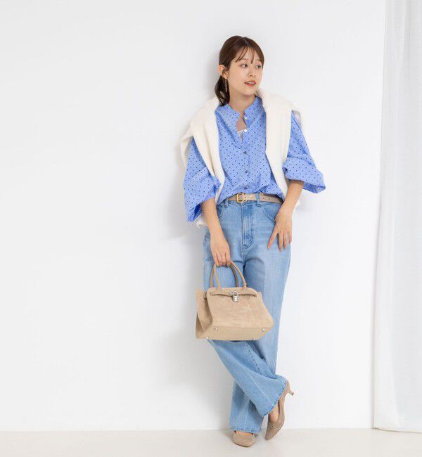 NOLLEY'S「ウォッシャブル襟フリルブラウス」|シャツ・ブラウス|