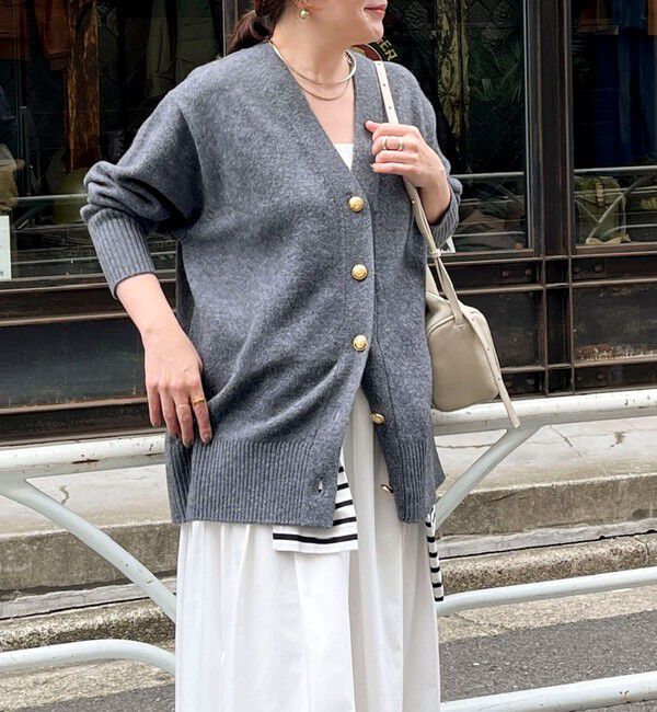 NOLLEY'S「【WEB限定アイテム】2WAY長めVネックカーディガン」|カーディガン|