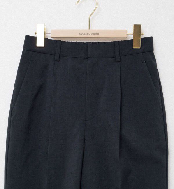 NOLLEY'S「《セットアップ対応》ウォッシャブルタックテーパードパンツ」|その他|