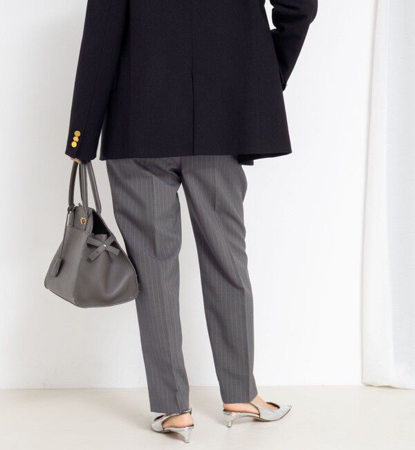 NOLLEY'S「《セットアップ対応》ウォッシャブルタックテーパードパンツ」|その他|