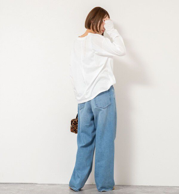 NOLLEY'S「ウォッシャブルオーガニックコットンロンT」|Tシャツ・カットソー|