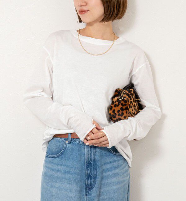 NOLLEY'S「ウォッシャブルオーガニックコットンロンT」|Tシャツ・カットソー|