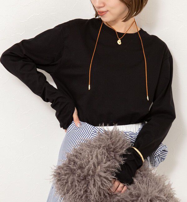 NOLLEY'S「ウォッシャブルオーガニックコットンロンT」|Tシャツ・カットソー|