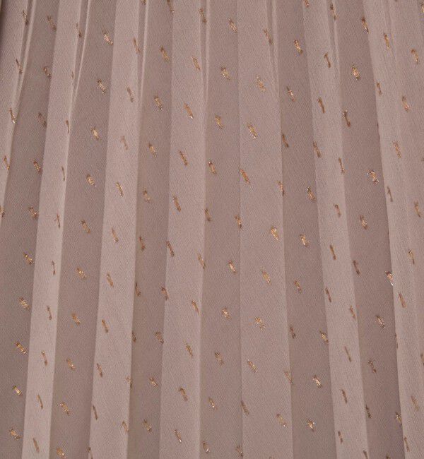 NOLLEY'S「ウォッシャブルラメカットドビープリーツスカート」|スカート|