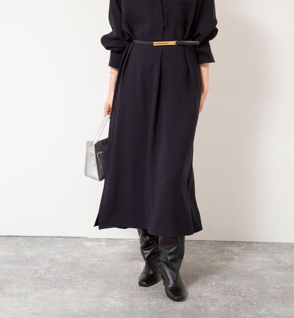 NOLLEY'S sophi「ウォッシャブルツイルロングシャツワンピース」|ワンピース|