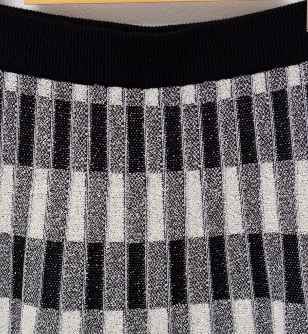 NOLLEY'S「《手洗い可能》チェックニットスカート」|スカート|