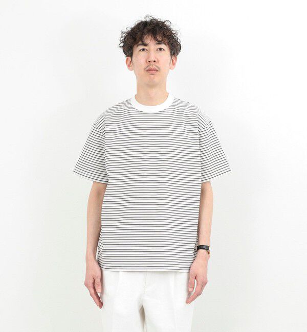 NOLLEY'S goodman「シルケットボーダーTシャツ / クルーネック / 26SS」|Tシャツ・カットソー|