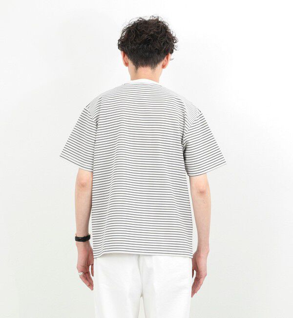 NOLLEY'S goodman「シルケットボーダーTシャツ / クルーネック / 26SS」|Tシャツ・カットソー|