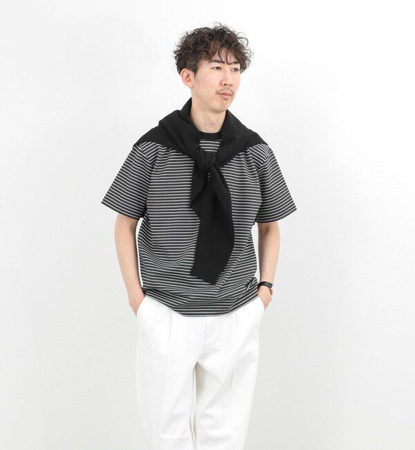 NOLLEY'S goodman「シルケットボーダーTシャツ / クルーネック / 26SS」|Tシャツ・カットソー|