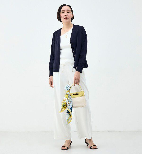 NOLLEY'S「【一部WEB限定カラー】《手洗い可能》エアリータッチゆったりVネックカーディガン」|カーディガン|