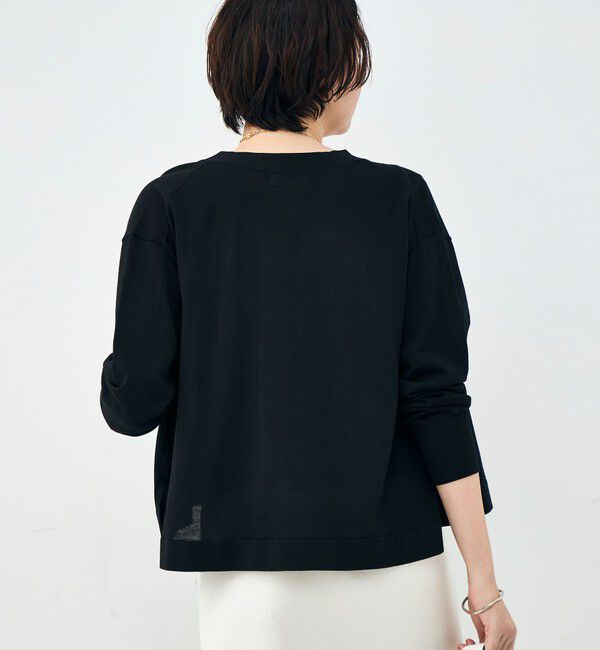 NOLLEY'S「【一部WEB限定カラー】《手洗い可能》エアリータッチゆったりVネックカーディガン」|カーディガン|