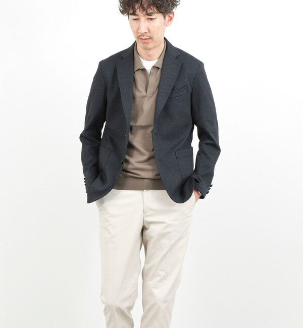 NOLLEY'S goodman「強撚シルクコットン 成型スキッパーニットポロ 26SS / ウォッシャブル」|ポロシャツ|