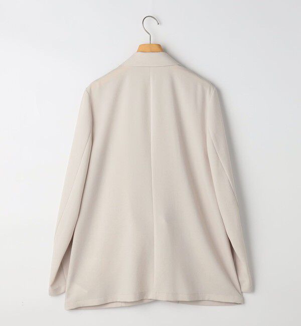 NOLLEY'S sophi「《セットアップ対応》ウォッシャブルエアリージョーゼットドレープライトジャケット」|テーラードジャケット|