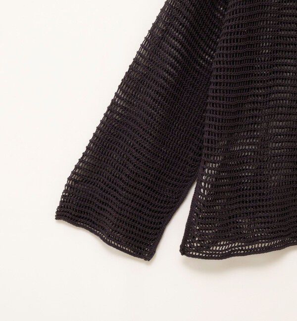 MAQWEL「【MAQWEL/マクウェル】ウォッシャブル透かし編みサマーニットプルオーバー」|ニット・セーター|