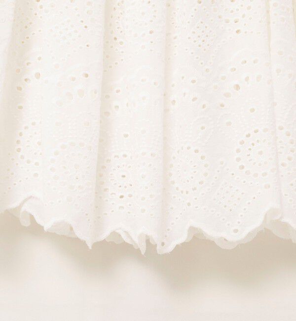 MAQWEL「【MAQWEL/マクウェル】ウォッシャブルコットンレースブラウス」|シャツ・ブラウス|